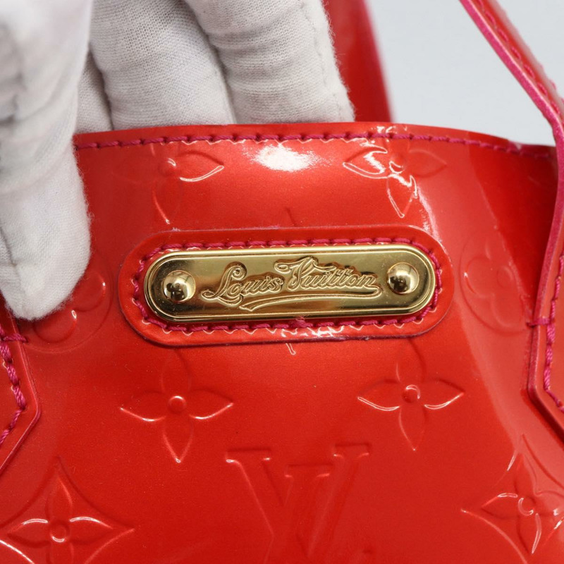【日本直送】路易威登 Monogram Vernis Wilshire Boulevard 手袋 Rose Pop M93643 正品 162013-16