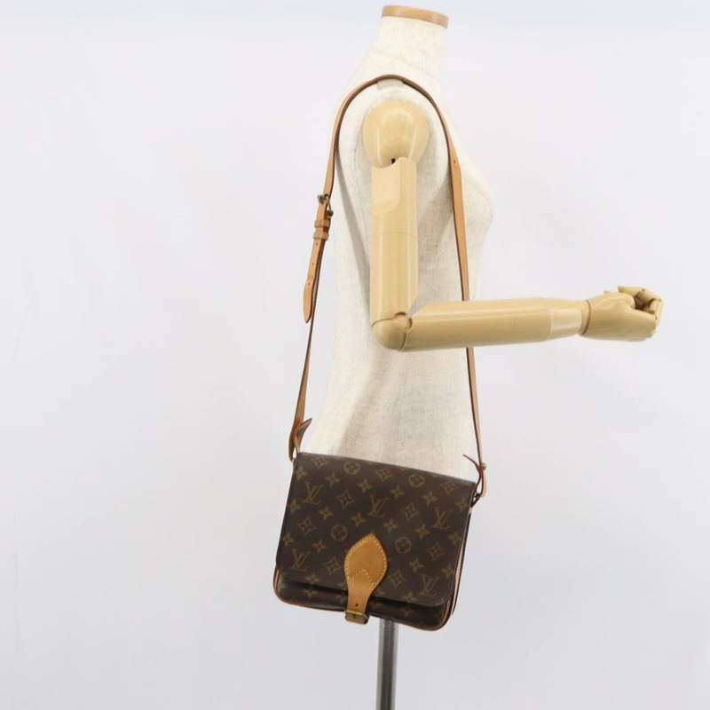 【日本直送】路易威登 Monogram Cartouchiere MM 肩背包 M51253 LV Auth 161847-22