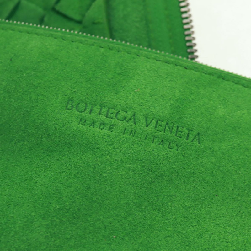 【日本直送】BOTTEGA VENETA MAXI INTRECCIATO 包皮革 2way 綠色銀色正品 yk20171AV-26