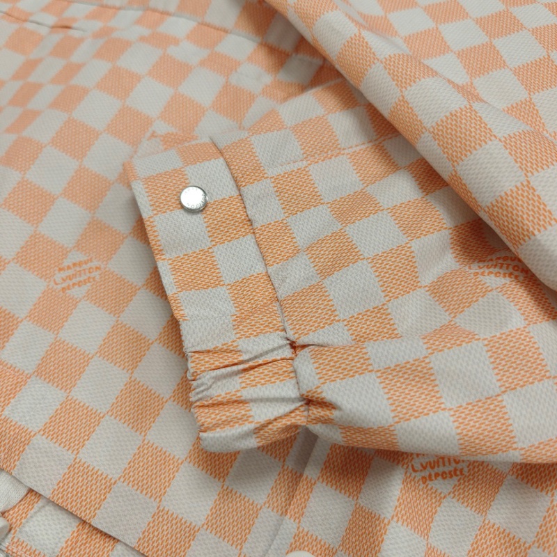 Louis Vuitton LV棋盘格连帽外套 48码 全新未穿-2
