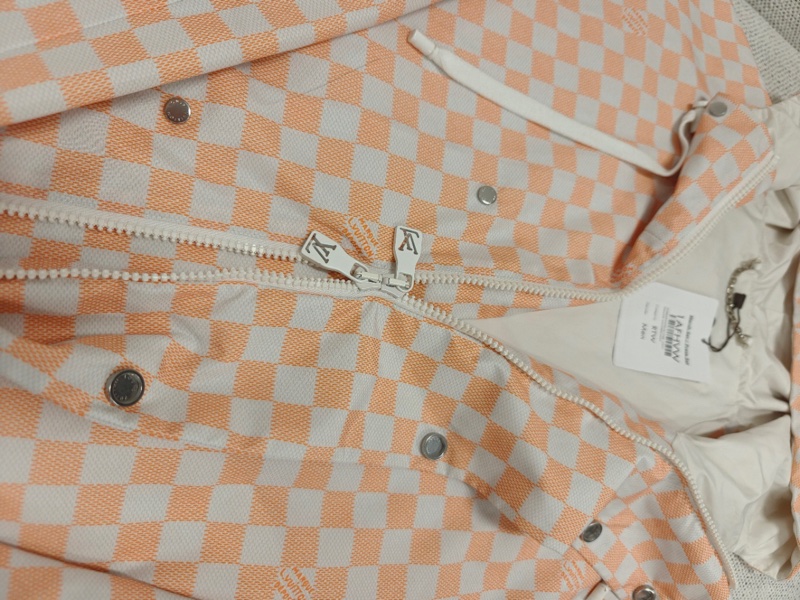 Louis Vuitton LV棋盘格连帽外套 48码 全新未穿-5
