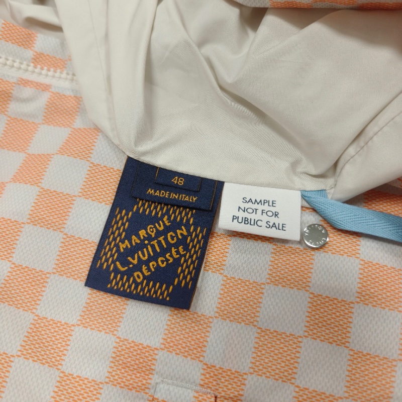 Louis Vuitton LV棋盘格连帽外套 48码 全新未穿-6