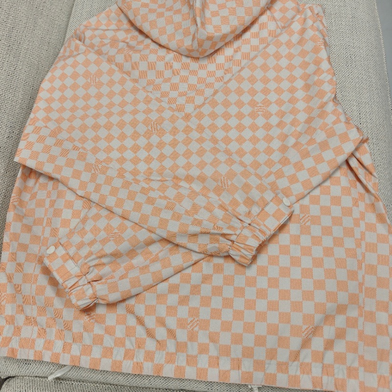 Louis Vuitton LV棋盘格连帽外套 48码 全新未穿-7