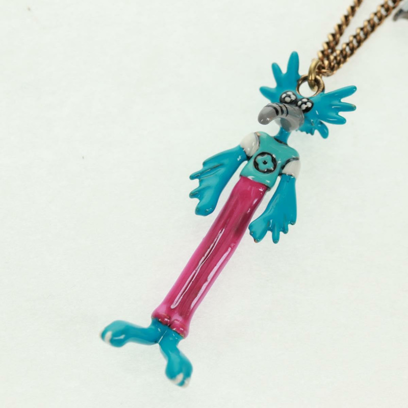 【日本直送】路易威登 Zoom-kun LV 動物項鍊 金屬金色 MP2928 正品 162894M-2