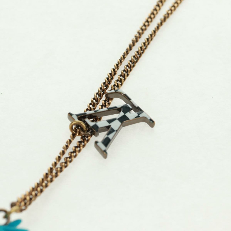 【日本直送】路易威登 Zoom-kun LV 動物項鍊 金屬金色 MP2928 正品 162894M-14