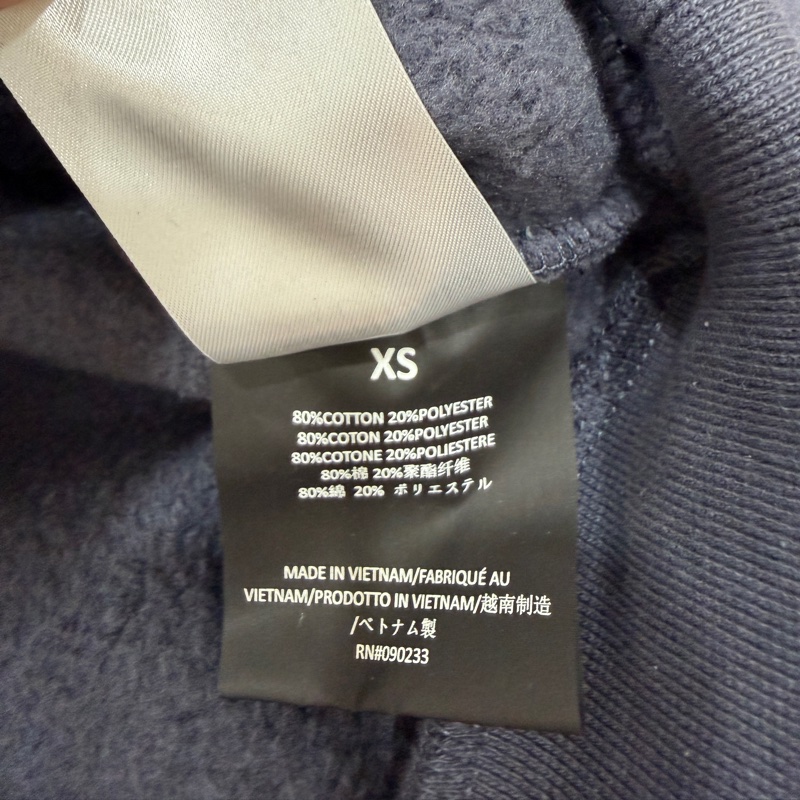 FEAR OF GOD ESSENTIALS Cropped 海軍藍 短版 連帽衫 連帽T  帽T-15