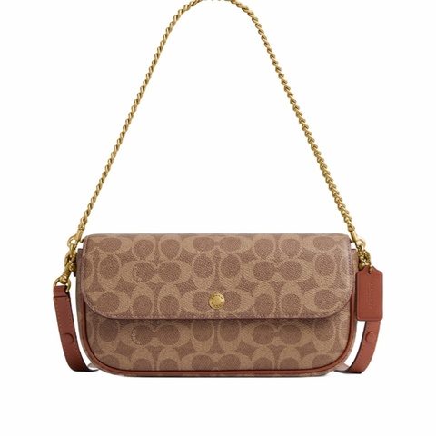Coach 女士 Brook 翻蓋鏈條單肩包均碼碼23.5cm*4.5cm*12cm