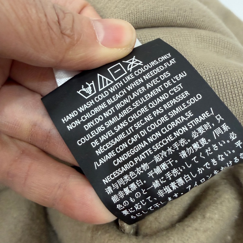 FEAR OF GOD ESSENTIALS Cropped 卡其 短版 連帽衫 連帽T  帽T-17