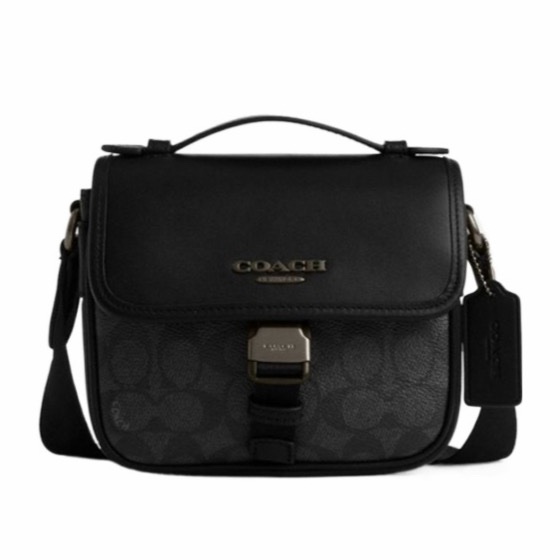 Coach 男士 頂部提手單肩包均碼碼17cm*9cm*14cm-3
