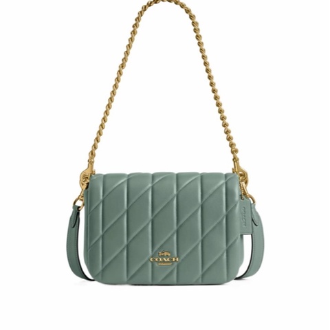 Coach 女士 Quinn 絎縫單肩包均碼碼21.59cm*7.62cm*15.8cm