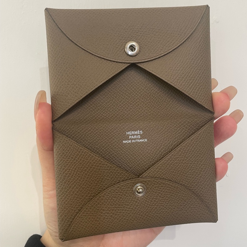 Hermes calvi card holder 卡包-0