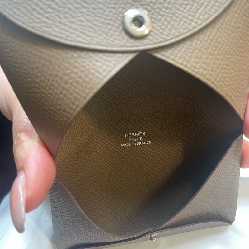 Hermes calvi card holder 卡包-6