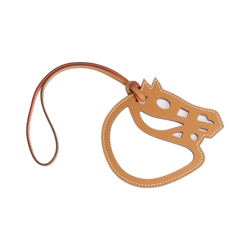 HERMES Swift皮革Paddock Cheval Charm掛飾-0