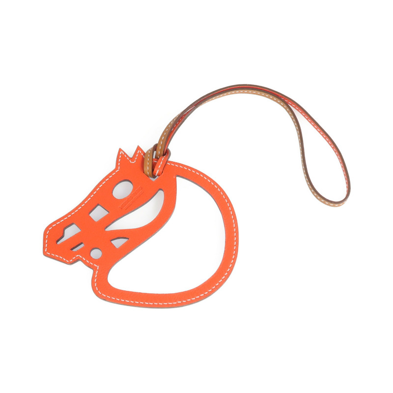 HERMES Swift皮革Paddock Cheval Charm掛飾-1