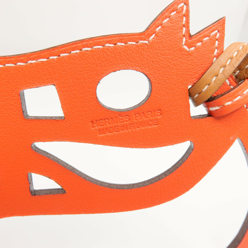 HERMES Swift皮革Paddock Cheval Charm掛飾-5