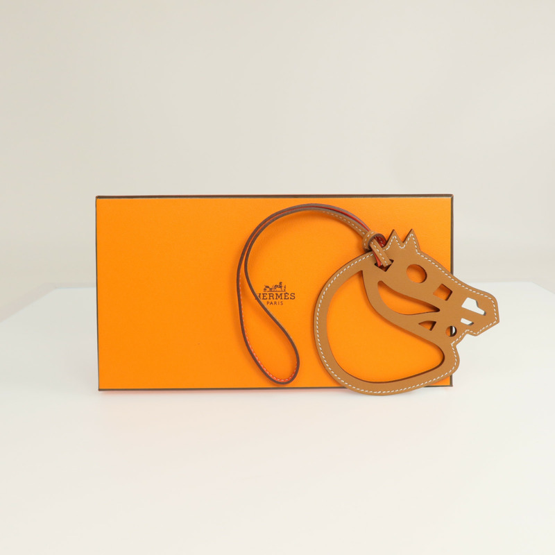 HERMES Swift皮革Paddock Cheval Charm掛飾-8