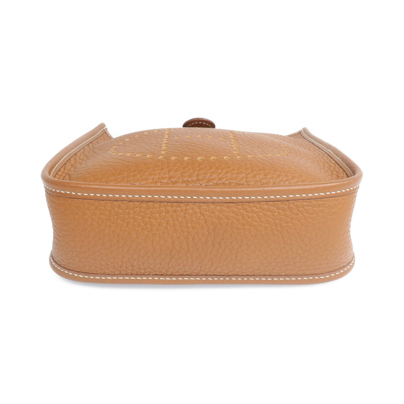 HERMES Clemence皮革Evelyne TPM 銀扣肩背袋-3