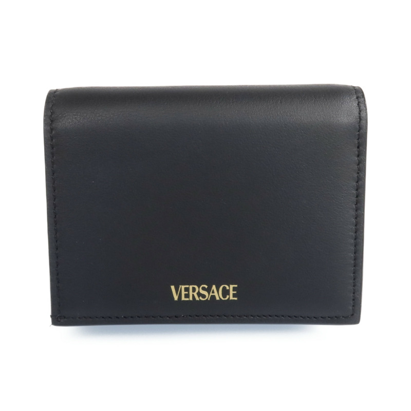VERSACE 羊皮皮革Medusa '95 Fold Wallet 金扣錢包-2