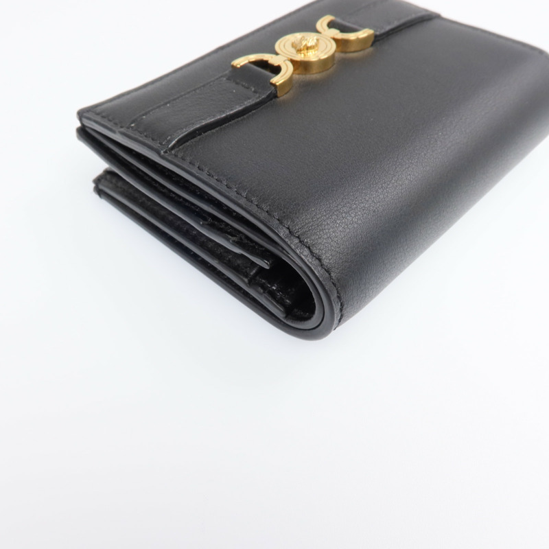 VERSACE 羊皮皮革Medusa '95 Fold Wallet 金扣錢包-8