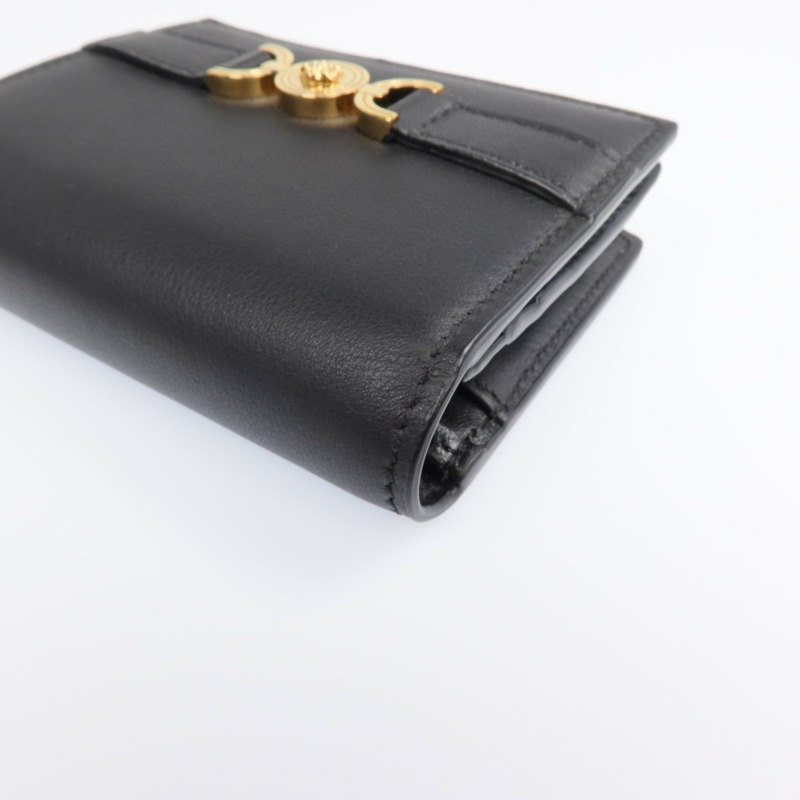 VERSACE 羊皮皮革Medusa '95 Fold Wallet 金扣錢包-9