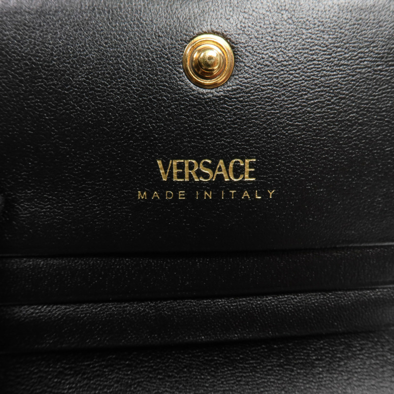 VERSACE 羊皮皮革Medusa '95 Fold Wallet 金扣錢包-13