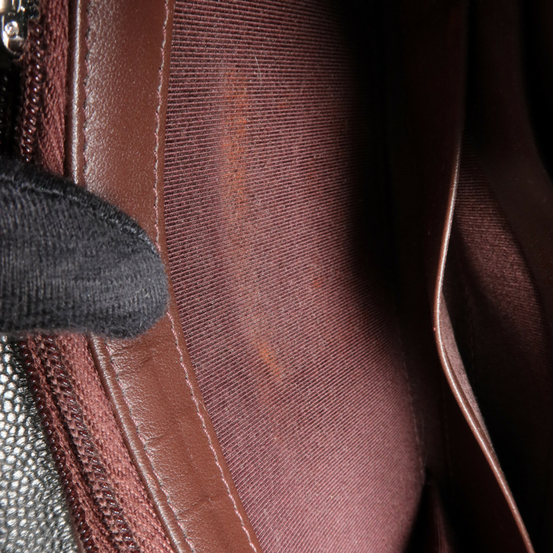 CHANEL 牛皮皮革Wallet銀扣長錢包-15