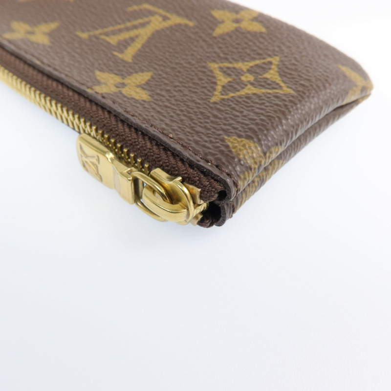 LOUIS VUITTON Monogram Key Pouch金扣鎖匙包-9