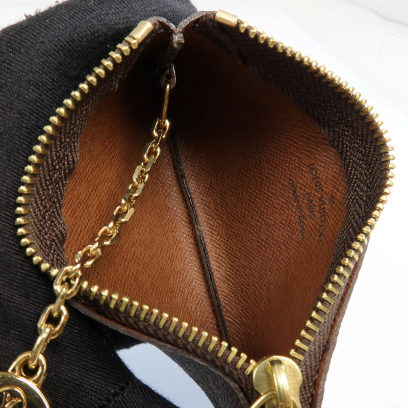 LOUIS VUITTON Monogram Key Pouch金扣鎖匙包-11