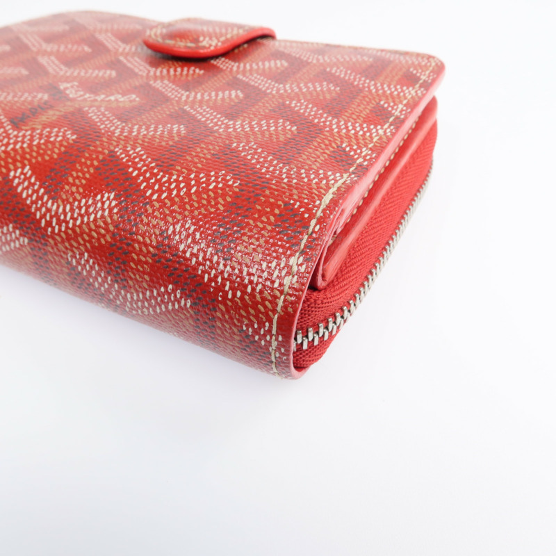 GOYARD 塗層帆布Wallet銀扣錢包-6