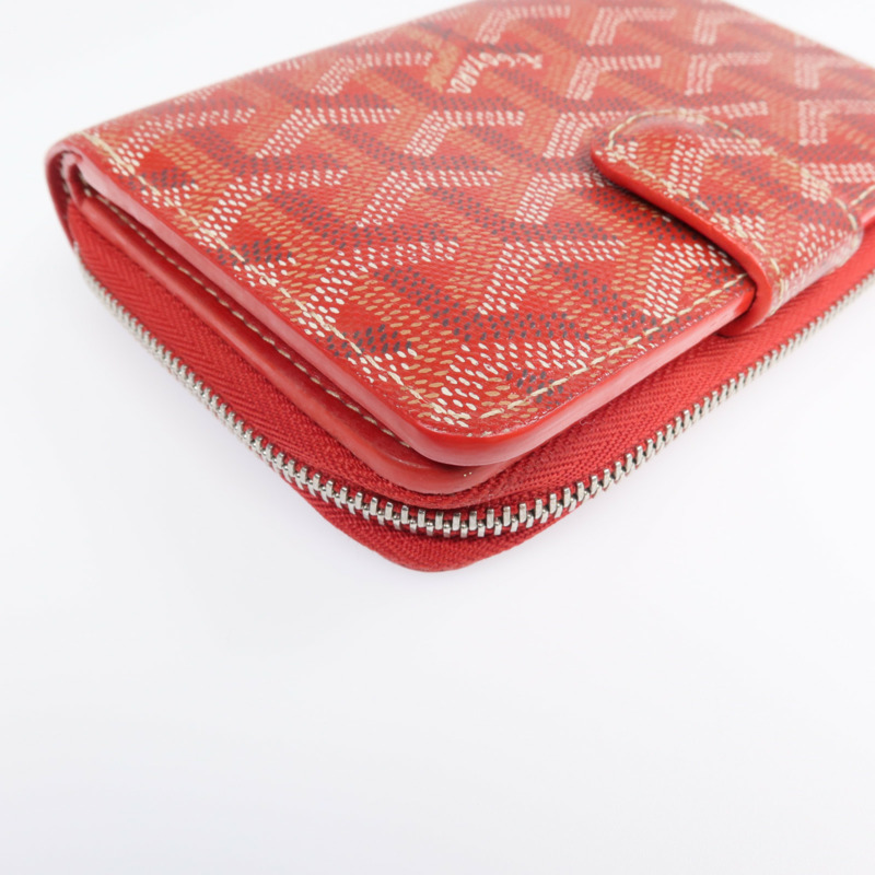 GOYARD 塗層帆布Wallet銀扣錢包-8