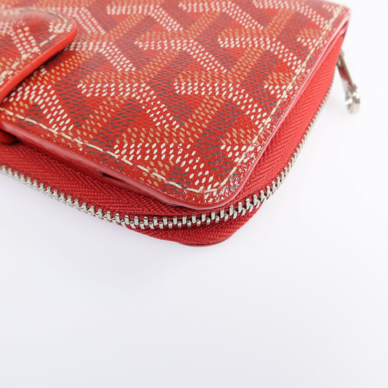 GOYARD 塗層帆布Wallet銀扣錢包-9