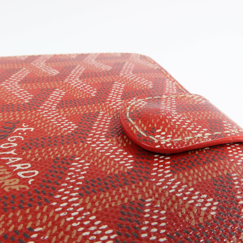 GOYARD 塗層帆布Wallet銀扣錢包-11