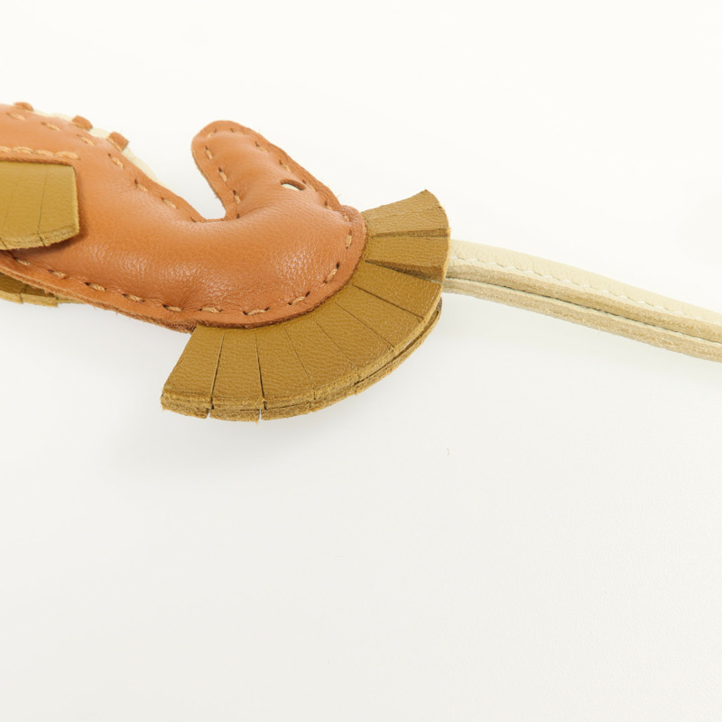 HERMES Milo皮革 Hippo 掛飾-2
