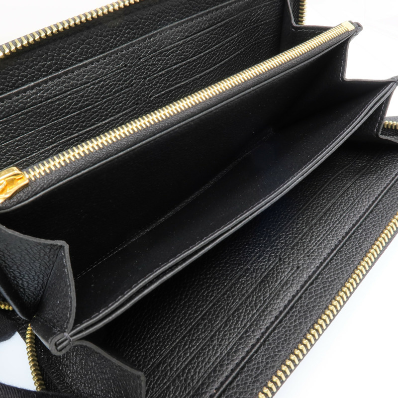 LOUIS VUITTON Monogram Empreinte Long Wallet金扣長錢包-9