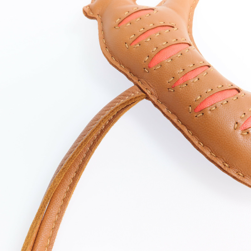 HERMES Milo皮革Rooroo Charm掛飾-3