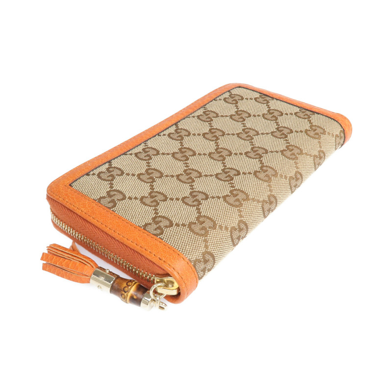 GUCCI 帆布Long Wallet金扣長錢包-3