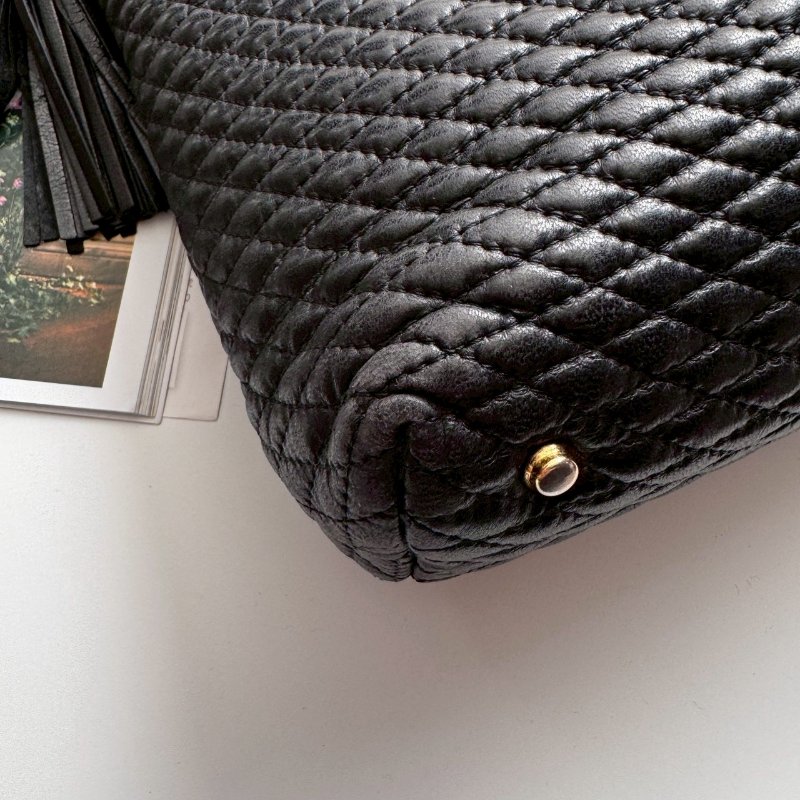 ✨#全往最低 Bally 黑色超軟包身雙鏈肩背包-5