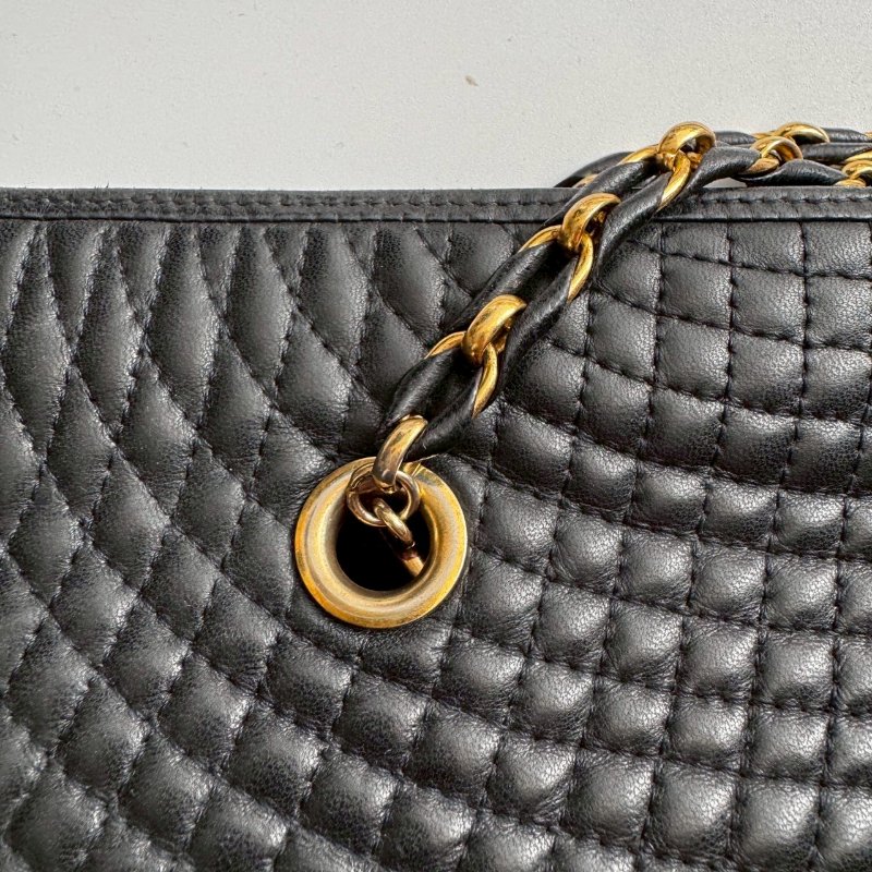 ✨#全往最低 Bally 黑色超軟包身雙鏈肩背包-10