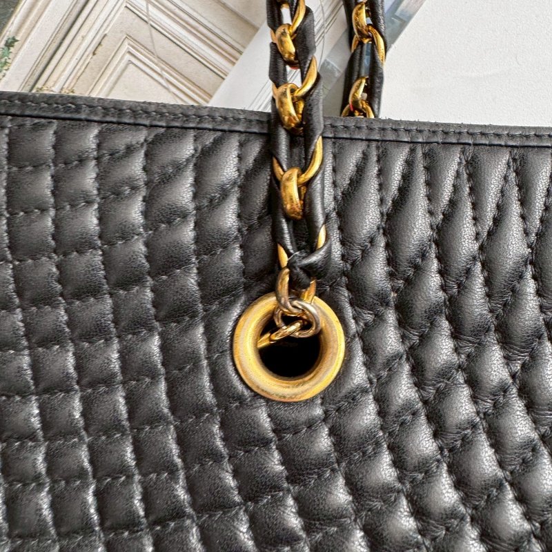 ✨#全往最低 Bally 黑色超軟包身雙鏈肩背包-11