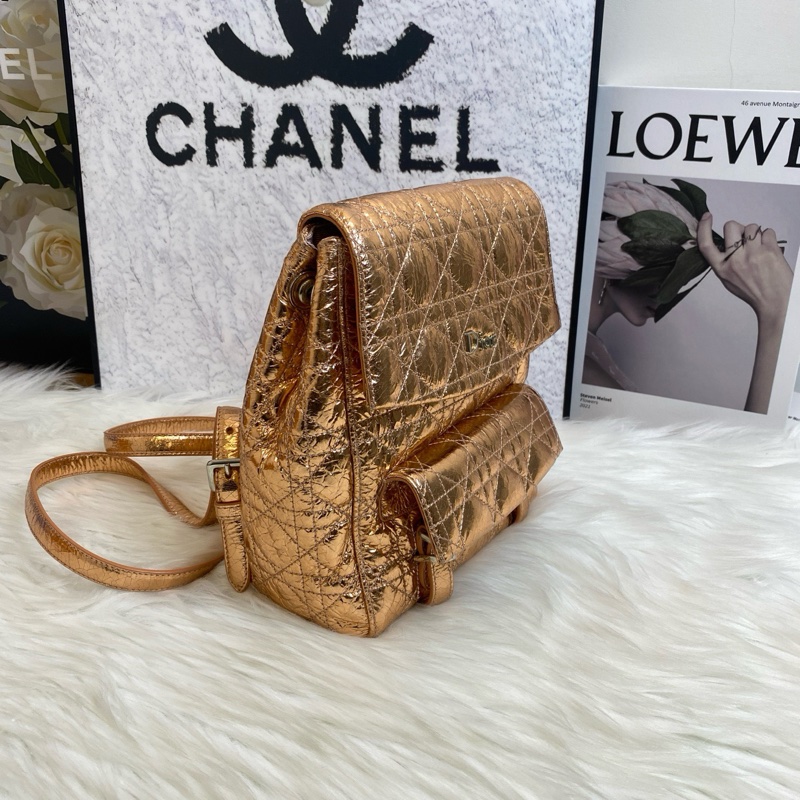 【95%新 Dior肩背包 Stardust金屬爆裂紋✨ 全網最低價!】-4