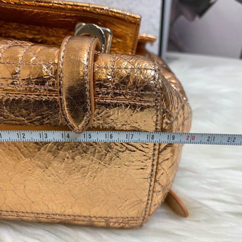 【95%新 Dior肩背包 Stardust金屬爆裂紋✨ 全網最低價!】-7