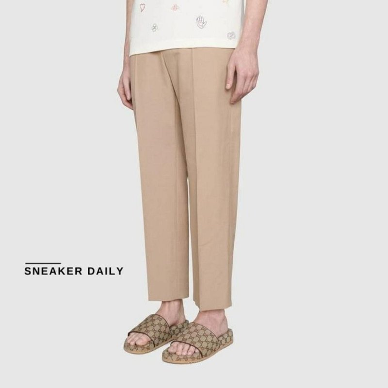 💎Han's house精品服飾💎GUCCI 古馳 滿版GG 拖鞋-1