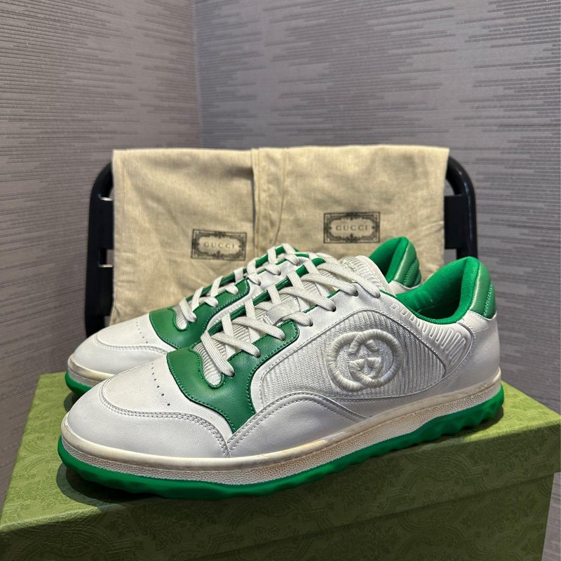 💎Han's house精品服飾💎GUCCI Run mac80 髒髒鞋小牛皮鞋 原價26000-7