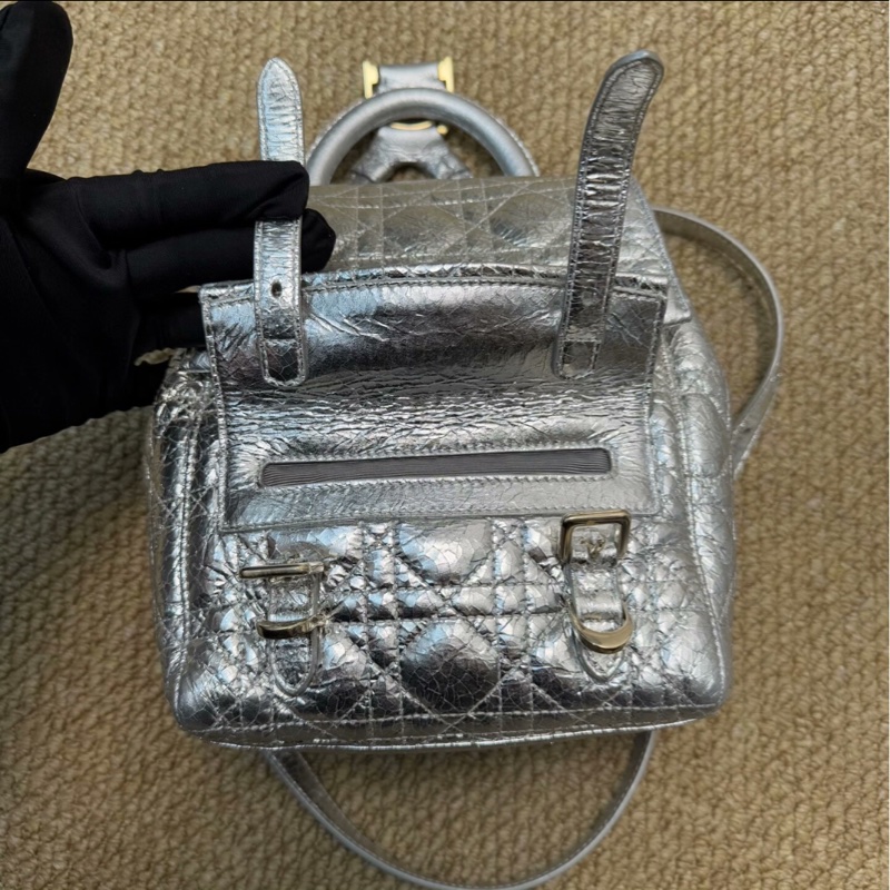 【95%新 Stardust Dior肩背包 絕版銀色✨ 全網最低價！】-3