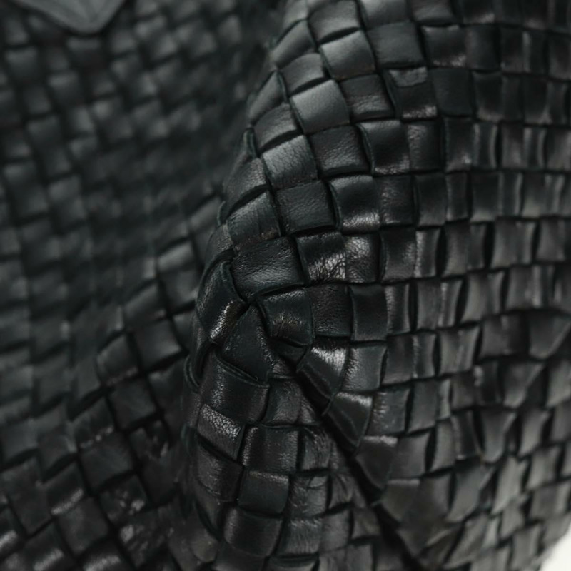 【日本直送】BOTTEGA VENETA INTRECCIATO Cabas MM 手提包，黑色真皮，正品 yk20169V-8