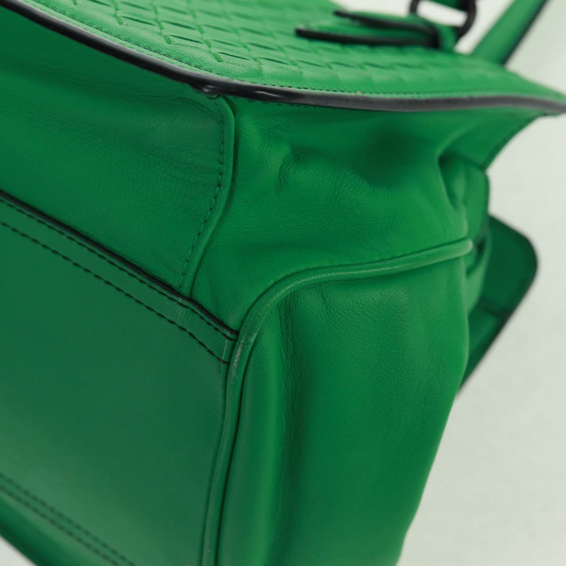 【日本直送】BOTTEGA VENETA INTRECCIATO 手袋 皮革 綠色 正品 fm5052V-15