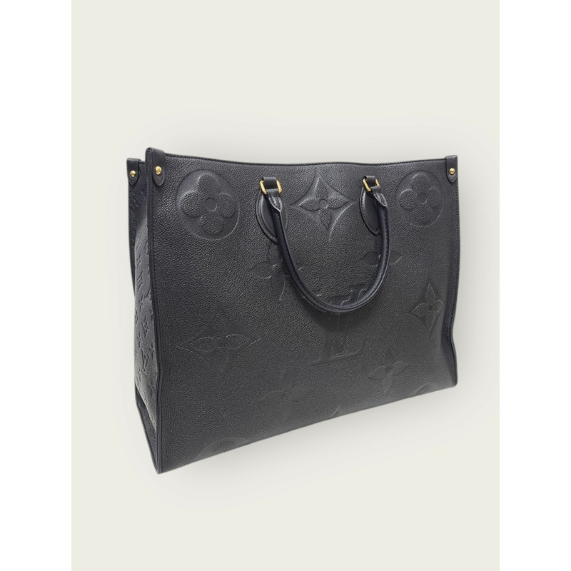 【包稅】LOUIS VUITTON 黑色 Monogram Empreinte On The Go 手提包-2