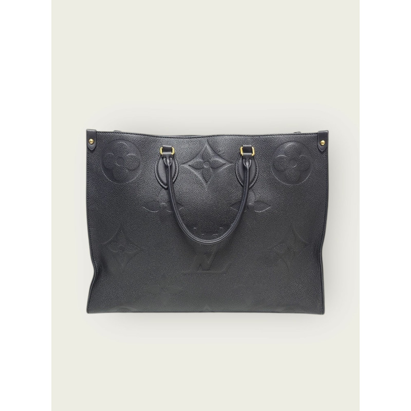 【包稅】LOUIS VUITTON 黑色 Monogram Empreinte On The Go 手提包-4