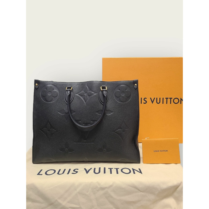 【包稅】LOUIS VUITTON 黑色 Monogram Empreinte On The Go 手提包-6