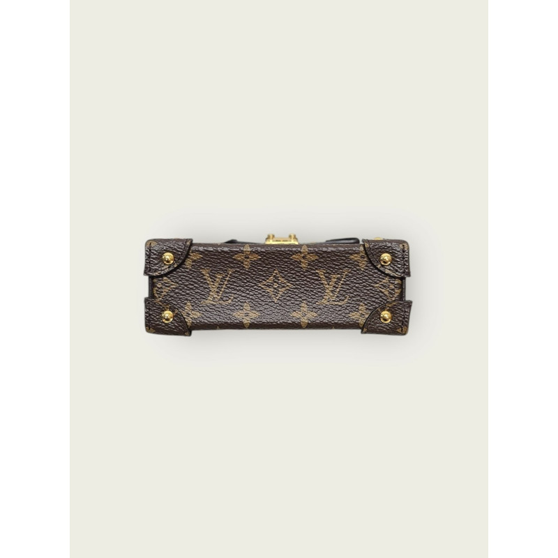 【包稅】LOUIS VUITTON 棕色 Pochette Trunk 垂直斜背包-5